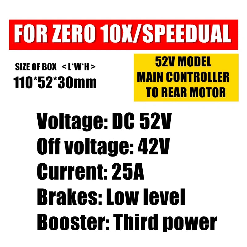 Original Controller for Electric Scooter Speedual Grace Zero 8 9 10 8X 10X 11X Mini Plus ddm Macury Spare Parts 36 48 52 60 72 V