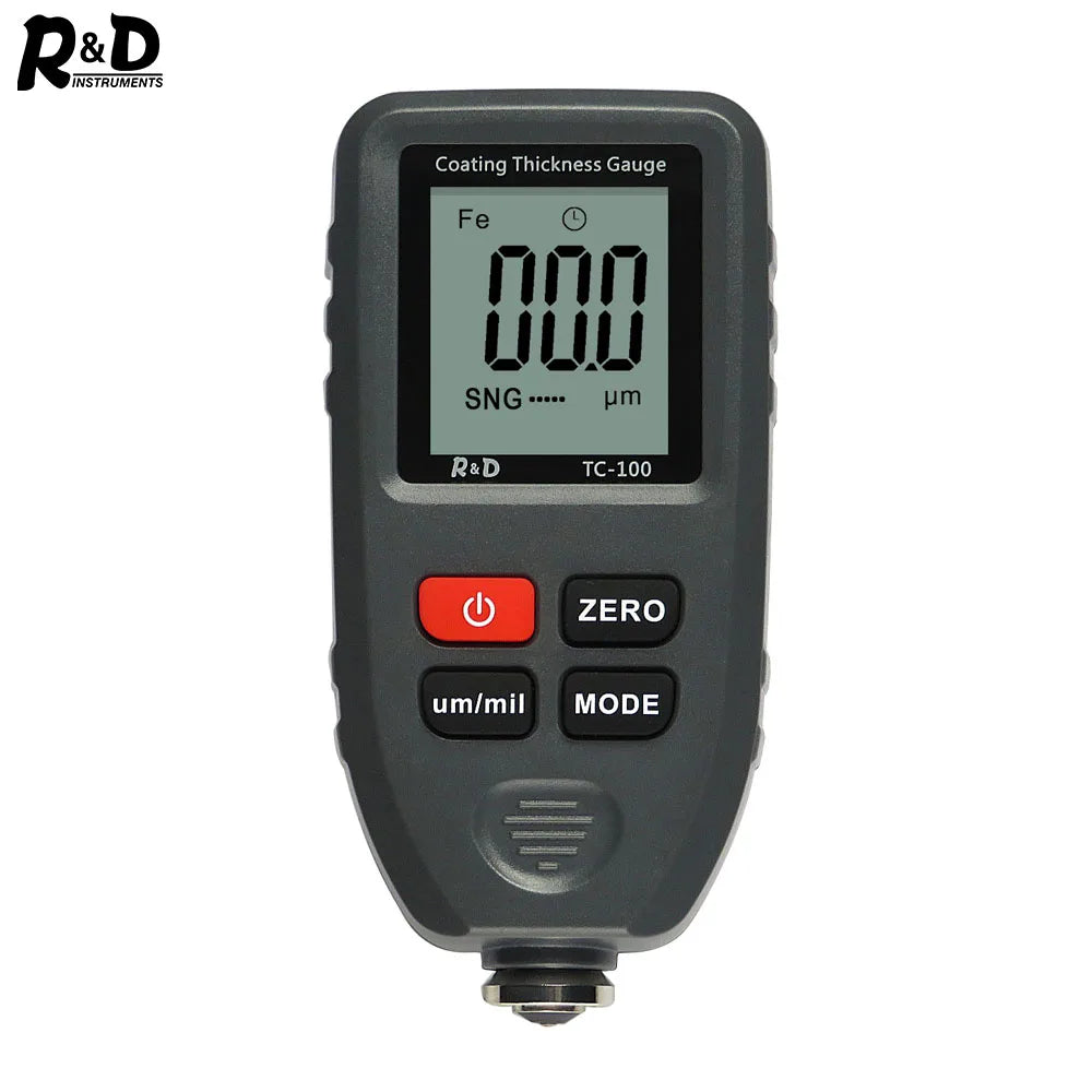 R&D TC100 Thickness Meter Car Paint Film Thickness Tester Measuring FE/NFE Two Manual Automotive Paint Instrument Multi Color