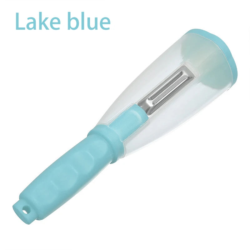 Multifunctional Storage Type Peeling Knife Peeling Knife With Storage Tube Peeler Peeling Apple Supplies Household Peeling Knife
