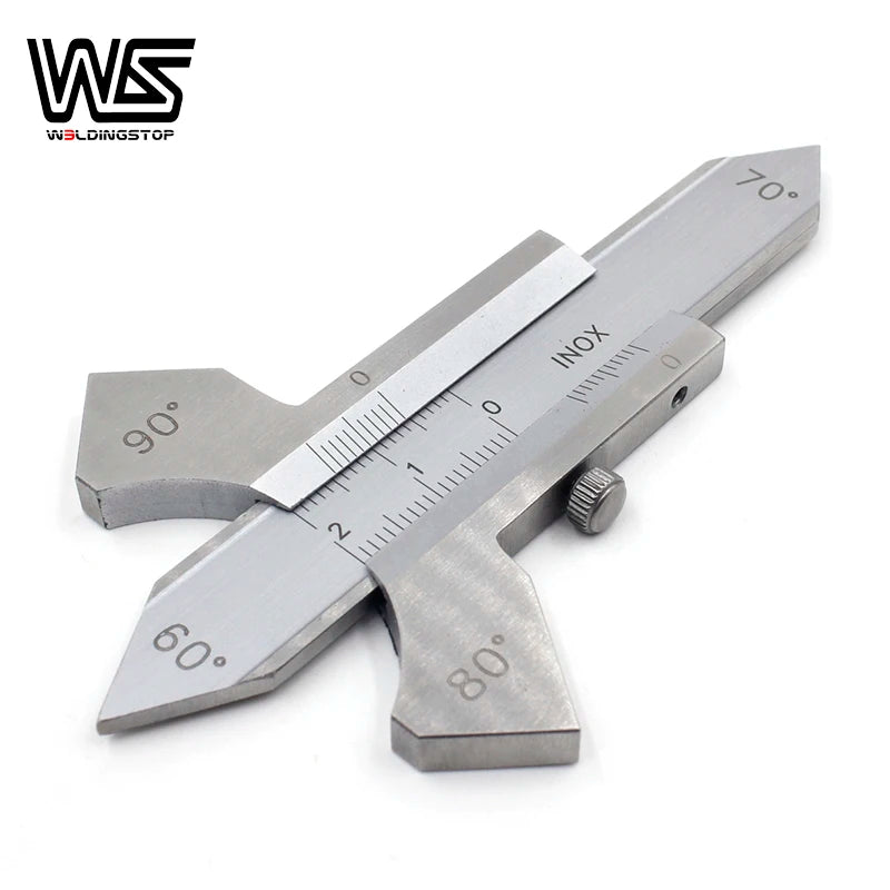 WS-30 Manual Welding Seam Gauge 60 70 80 90 Degree Angle Weld Ruler Inspection Gage