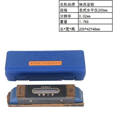 Accuracy 0.02/0.05mm 100/150/200/250/300mm Accuracy 0.02mm Industry Mechanical Bar Level Instrument Measuring Tool