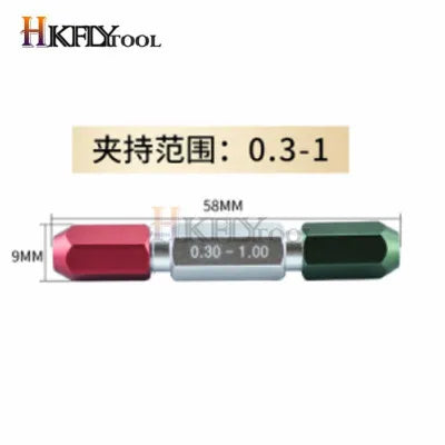 CNC Red Green Clamp Holder Needle Gauge Double Heads Pin Handle Go-and-not-go Plug Gauge Measuring Tool
