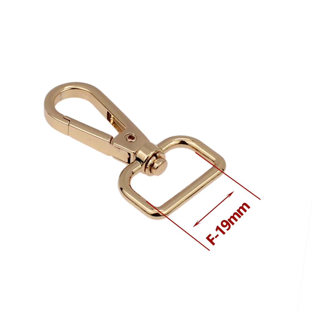 50Pcs Metal Swivel Leather Bag Handbag Purse Shoulder Strap Belt Clip Trigger Buckle Keychain Key Ring Dog Chain Collar Clasp