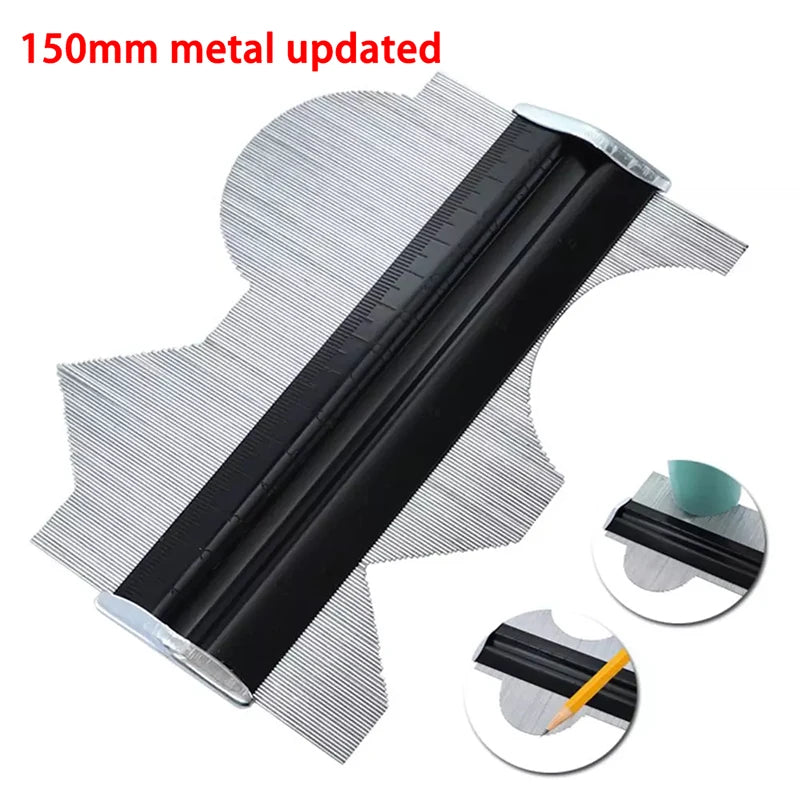 125mm 150mm 200mm Metal Professional Contour Gauge  Tiling Laminate Tiles General Tools  Duplicator Profile Copy Gauge