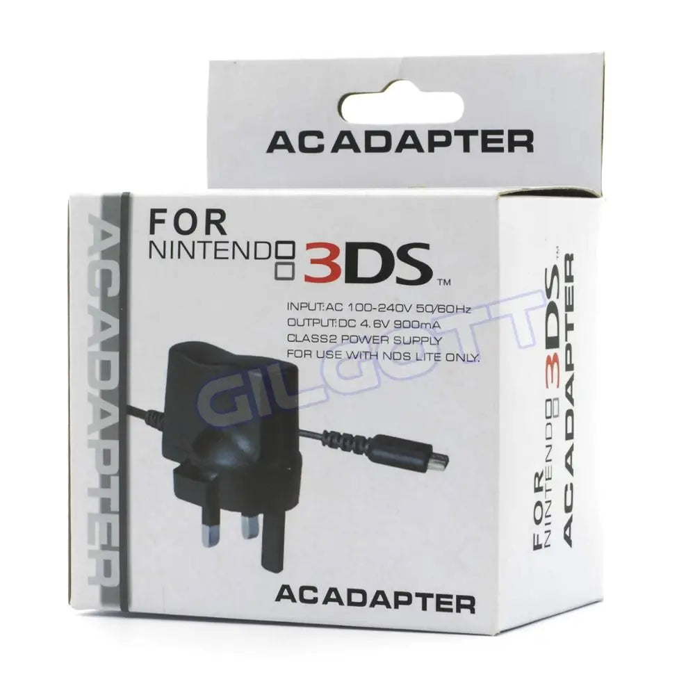 UK Plug Travel Charger Power AC 100V-240V Adapter for Nintendo DSi NEW 2DS 3DS XL LL