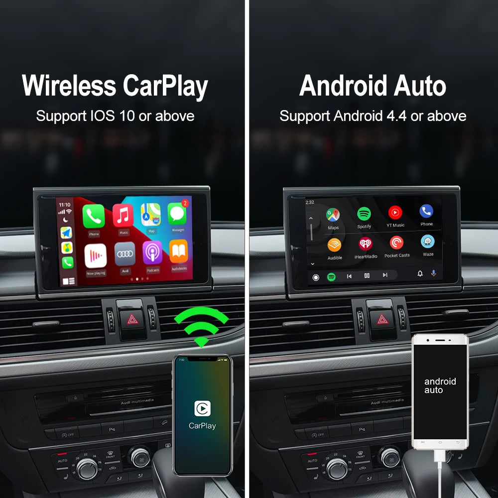 Carlinkit Wireless CarPlay Activator & Android Auto Wired USB Dongle AI Box for Android Radio Unit Bluetooth Charger Mirrorlink