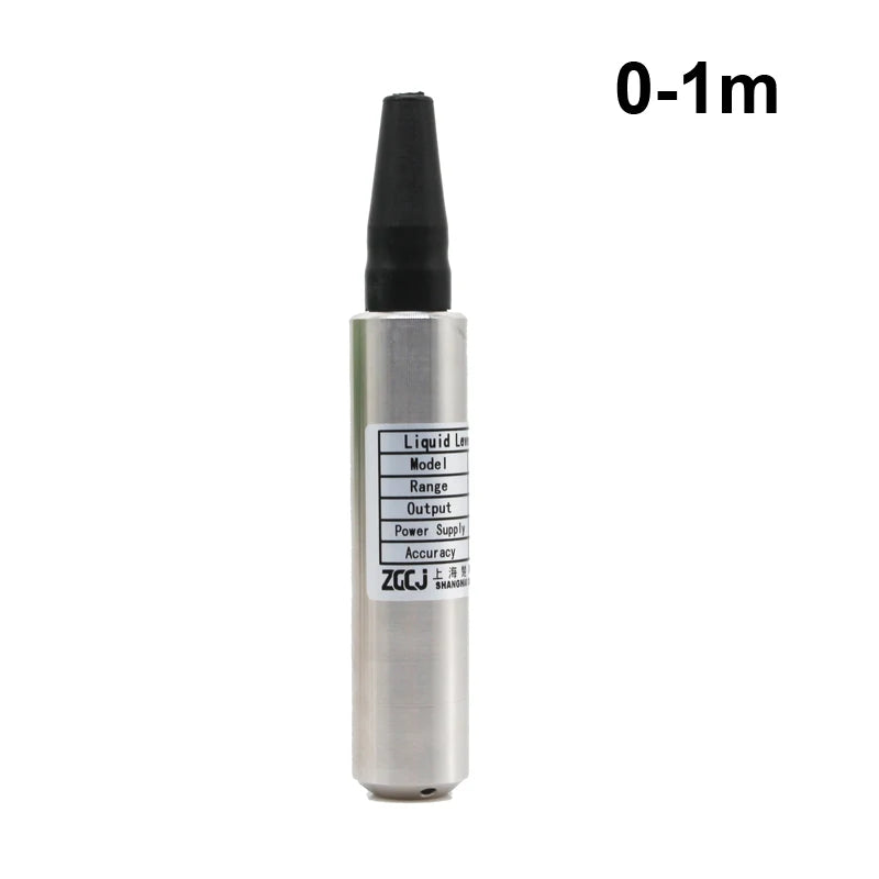 Water level sensor 24VDC 1m 2m 3m 4m 5m 6m 7m 8m 9m 10m 15m 4-20mA DC water depth transmitter