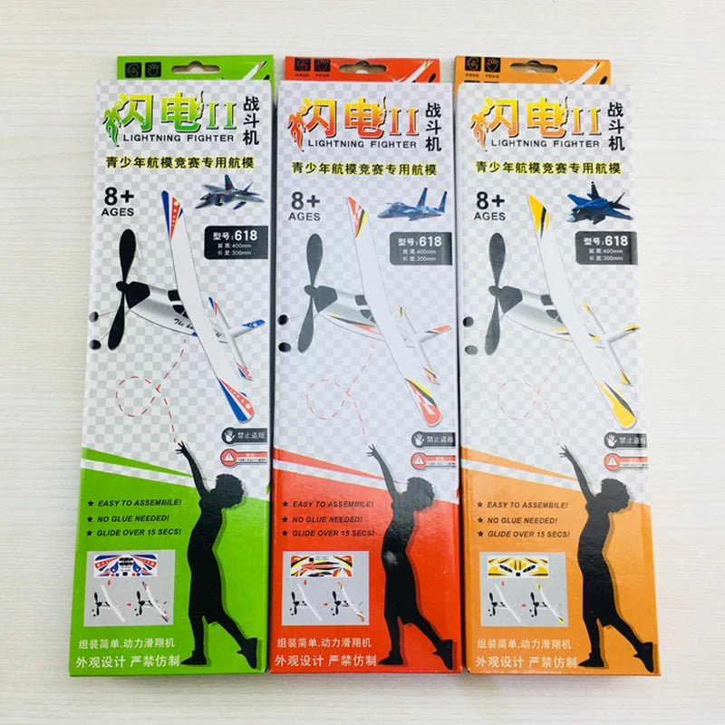 Fighter Hand Launch Throwing Glider Aircraft Inertial Foam Airplane Toy Plane Model Outdoor Educational Toys Gift