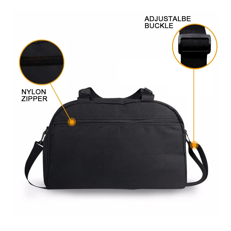 Duffel Bag Travel Bag Colorful Parrot Lizard Cabrite Print for Men Women Valise Sport Gym Bag