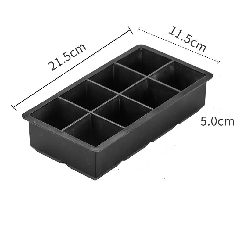 Perfect Ice Cube Silicone Cube Maker Form  Cake Pudding Chocolate Molds Easy to Remove Ice Trays Fade Resistant