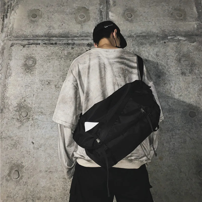 Fashion Couple Crossbody Bag Korean fashion large-capacity leisure shoulder bag outdoor travel bag for male and female students