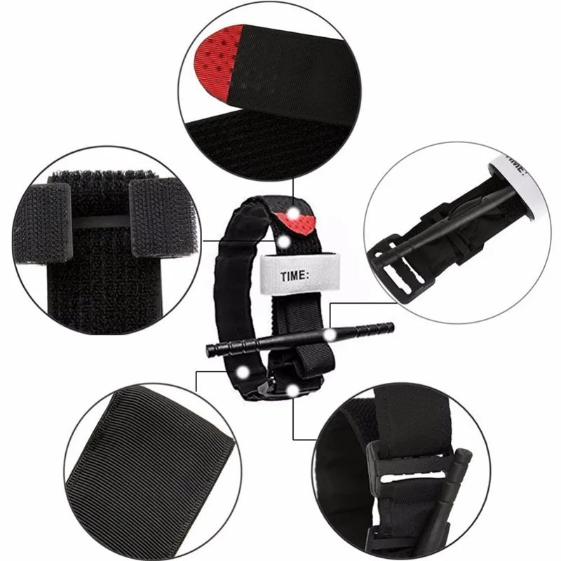 95cm Tactical Tourniquet With Holder Combat Molle EMT First Aid Kit Medical Emergency Belt For Outdoor Survival CS