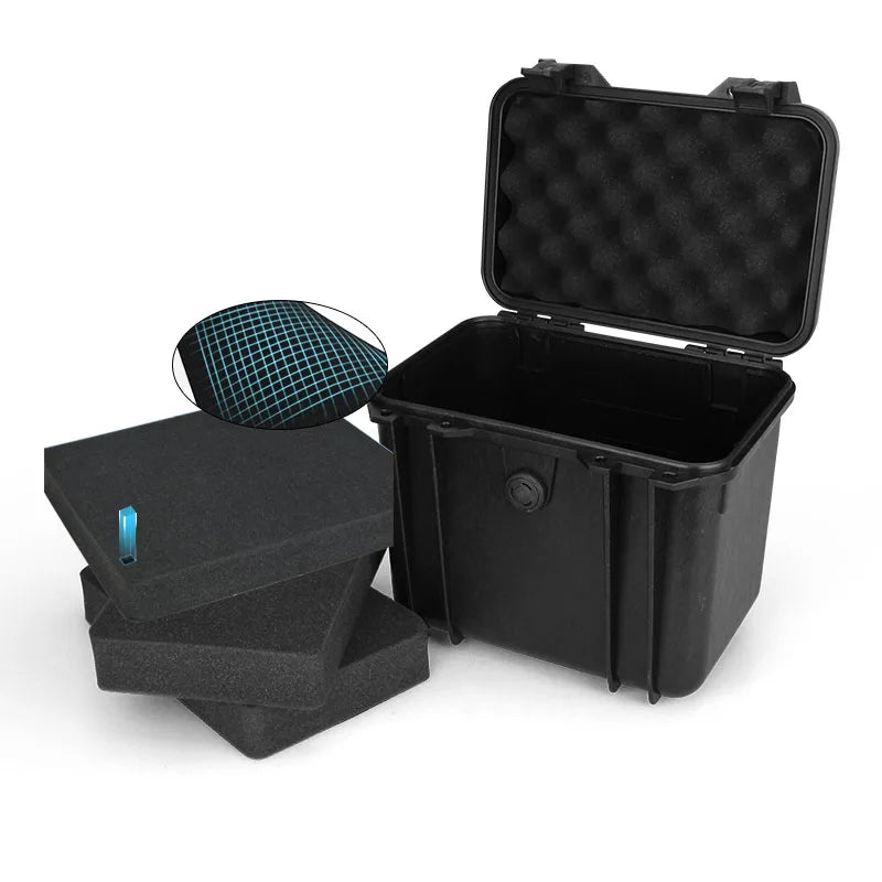 ABS Plastic Safety Equipment ToolBox Waterproof Sealed Tool Box Impact Resistant Tool Case Suitcase With Pre-cut Sponge