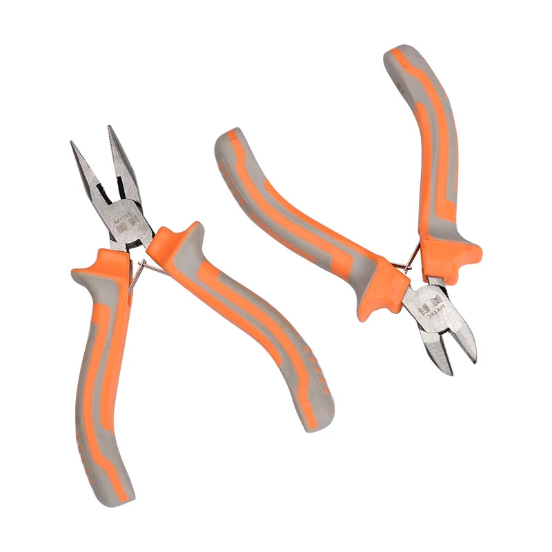 5" Professional Mini Pliers Set for Jewelry Making Craftsman Small Round Nose Needle Long Nose Multitool Pliers and Cutters