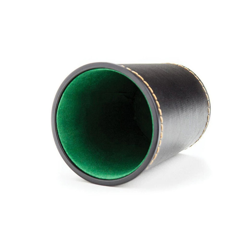 New Imitation Leather PU Trumpet Flannel Dice Cup Bar KTV Entertainment Dice Cup With Dices