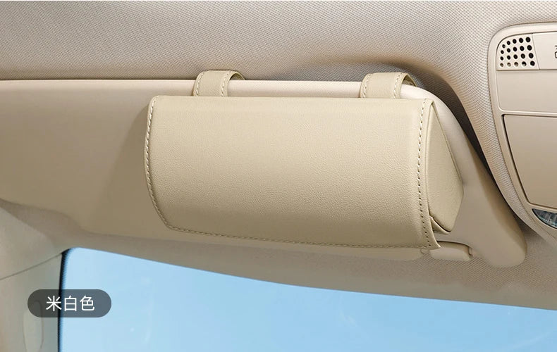 YSY Car Glasses Case Sunglasses Storage Box 4 Colors Auto Interior Accessories Glasses Holder Sun Visor Automobiles 1PCS
