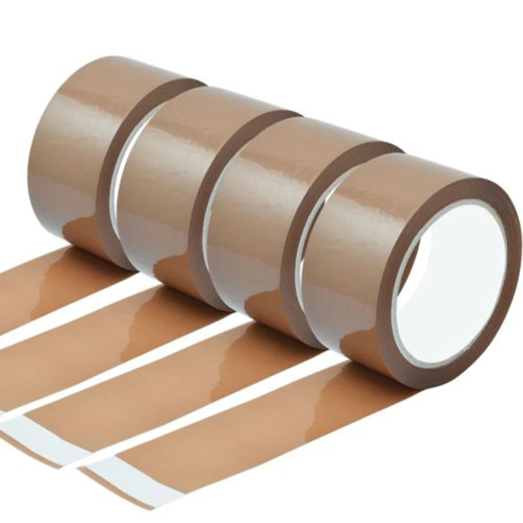 Brown Kraft Paper Tape Recyclable Packing Tape Ecofriendly Self Adhesive Gumed Kraft Tape for Packing Shipping