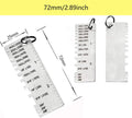 3 Model Metal Welding Gauge Wire Thickness Gauge & Round Dual-Sided Metal Sheet Gauge & 25-3000um Wet Film Comb America Standard