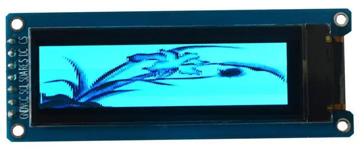 maithoga IPS 2.08 inch 7PIN White/Blue OLED Screen Module SH1122 Drive IC 256*64 SPI/IIC Interface