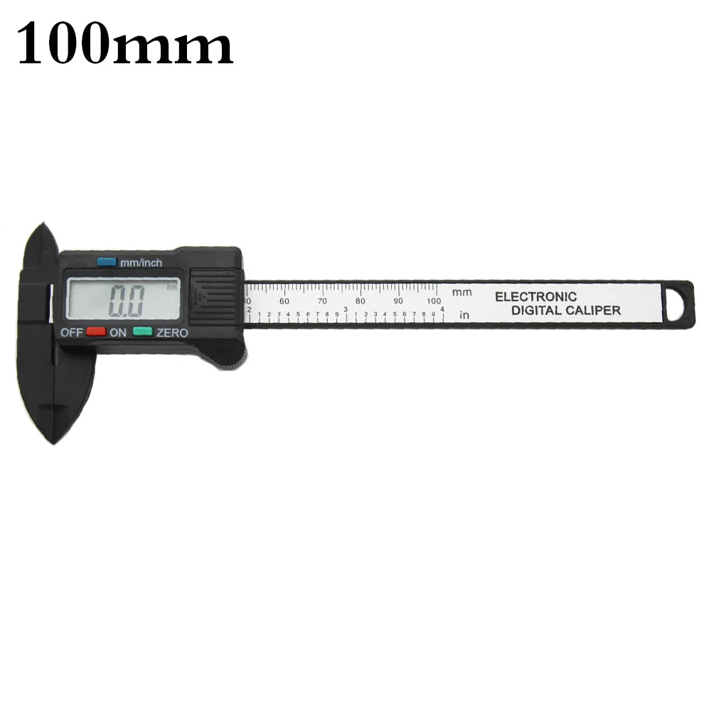 Digital Vernier Calipers Measure 150mm 6inch LCD Electronic Carbon Fiber Gauge Height Measuring Instruments Micrometer