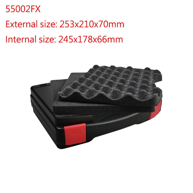 Multifunctional Hardware ToolBox Portable Plastic Instrument Case Notebook Protective Storage Box Outdoor Equipment Tool Case