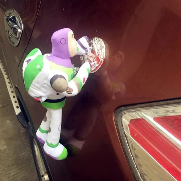 Hot Toy Story Sherif Woody Buzz Lightyear Car Dolls Plush Toys Outside Hang Toy Cute Auto Accessories Car Decoration 25/35/45CM