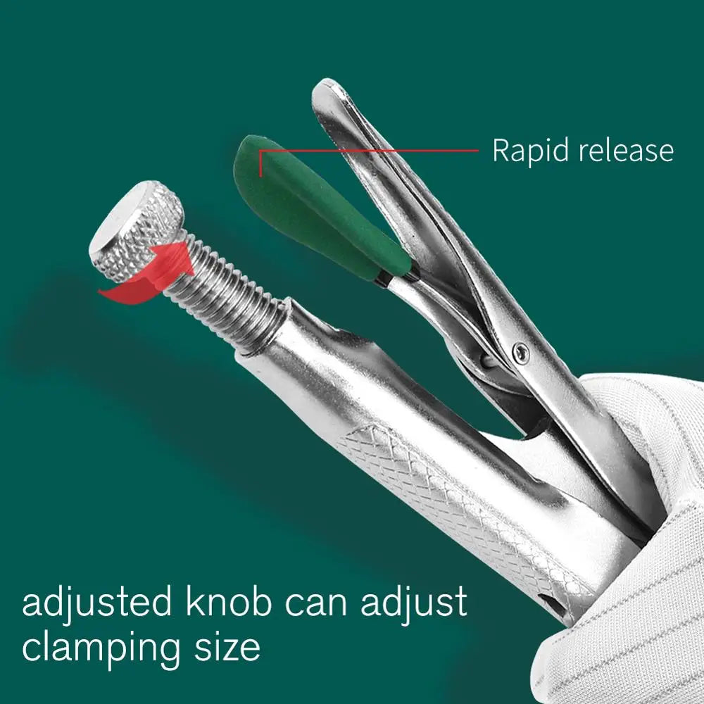 LAOA 5 /7 /10 inch Locking Pliers Round Nose Welding Tool Straight Jaw Lock Mole Plier Vice Grips Pliers Set