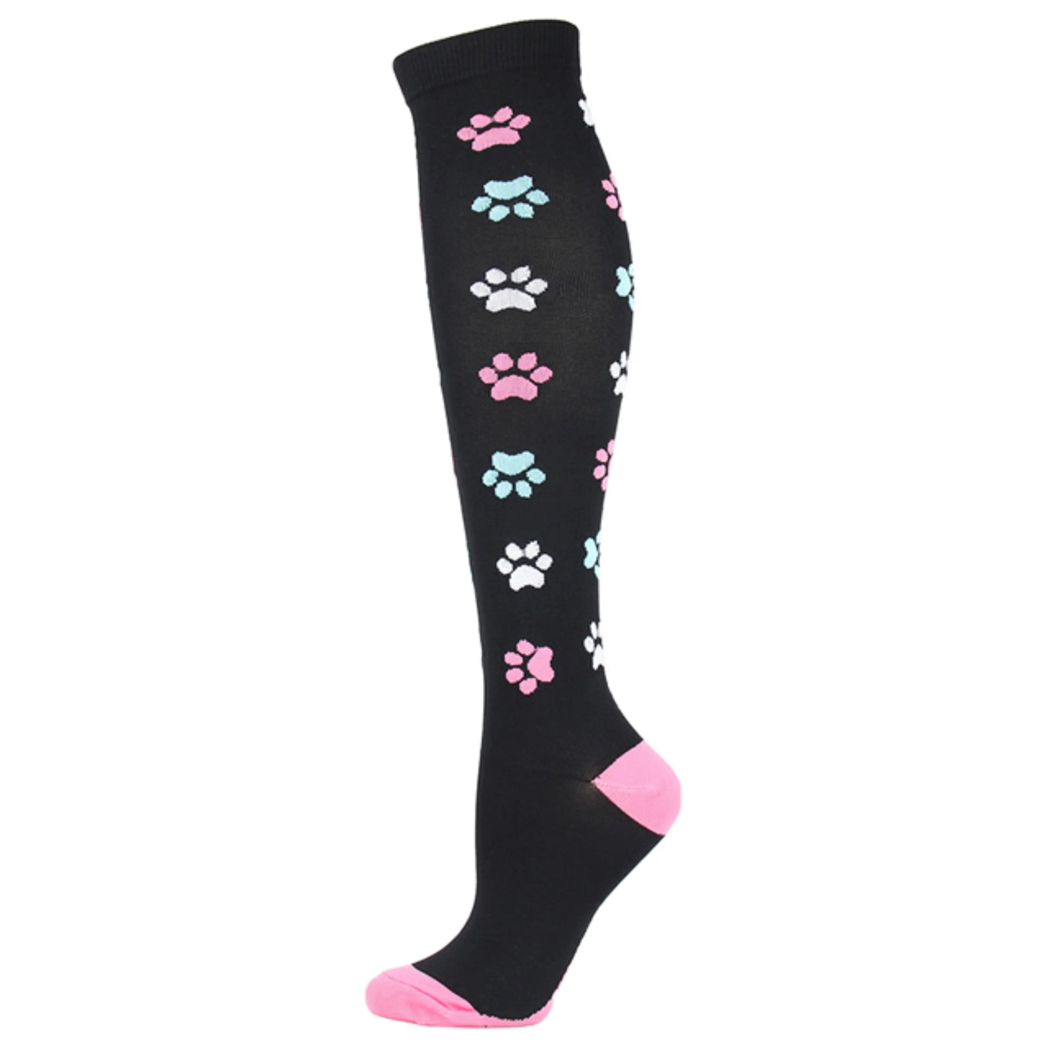 50 Style Antifatigue Unisex Compression Socks Fit for Nurses Flight Travel Medical Varicose Veins Leg Relief Pain Knee Stockings