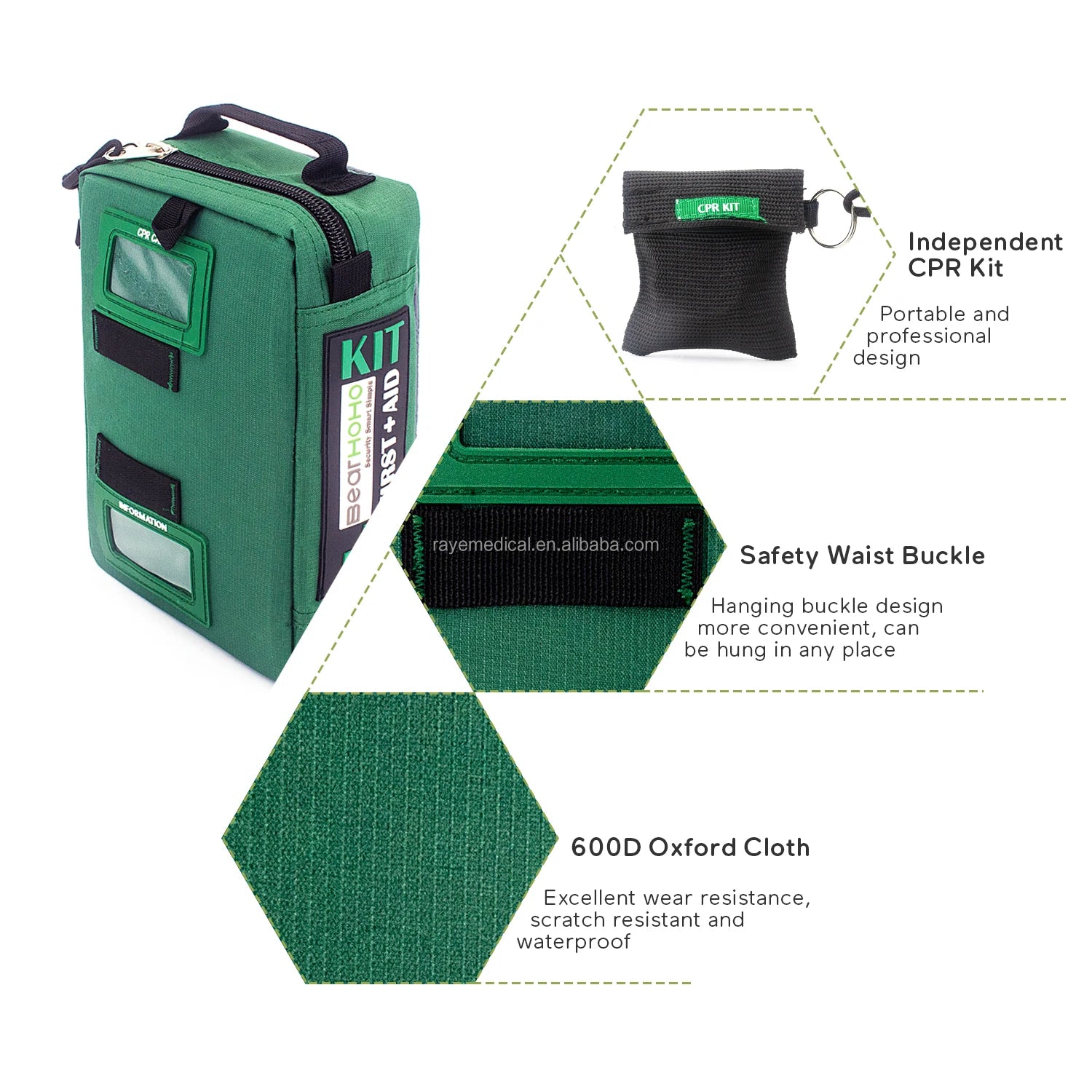 Empty first aid kit Emergency medical aid first aid kit bag for Outdoor Car luggage Adventure travel Hiking Life saving kit