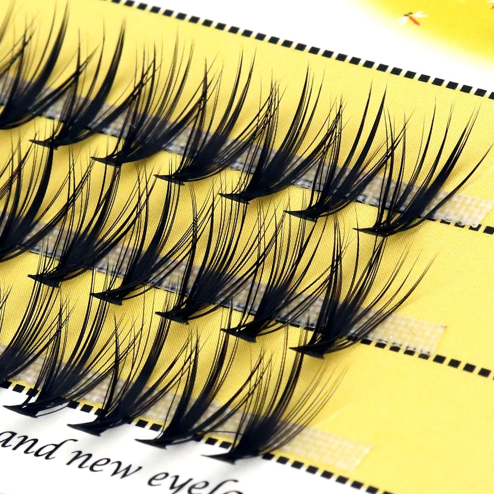 20/30D Mink Eyelashes Natural Russian C/D Volume False Eyelash Cluster Professional Eyelashes Extension Makeup Lashes Wholesale