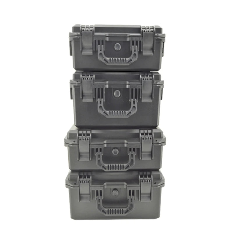 Waterproof Safety Case ABS plastic ToolBox Outdoor Sealed Safety tool Box Equipment instrument Tool Case shockproof
