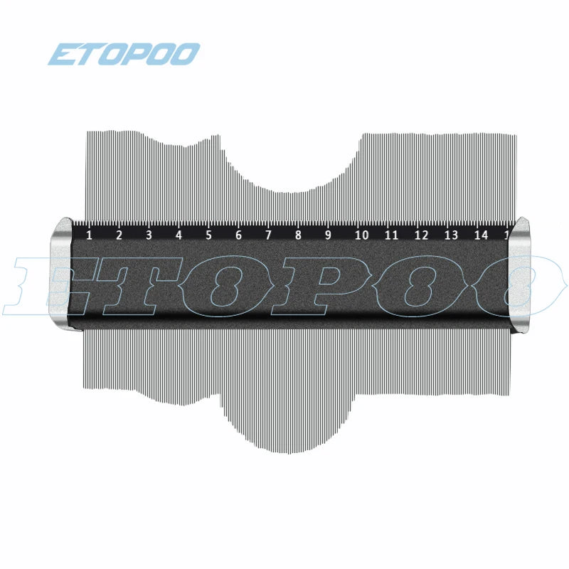New Update 150mm 6Inch Professional Metal Contour Profile Gauge 5" Tiling Laminate Tiles General Tools Contour Gauge Duplicator