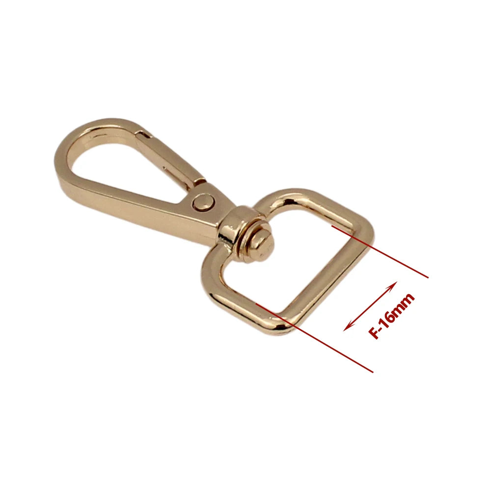 50Pcs Metal Swivel Leather Bag Handbag Purse Shoulder Strap Belt Clip Trigger Buckle Keychain Key Ring Dog Chain Collar Clasp