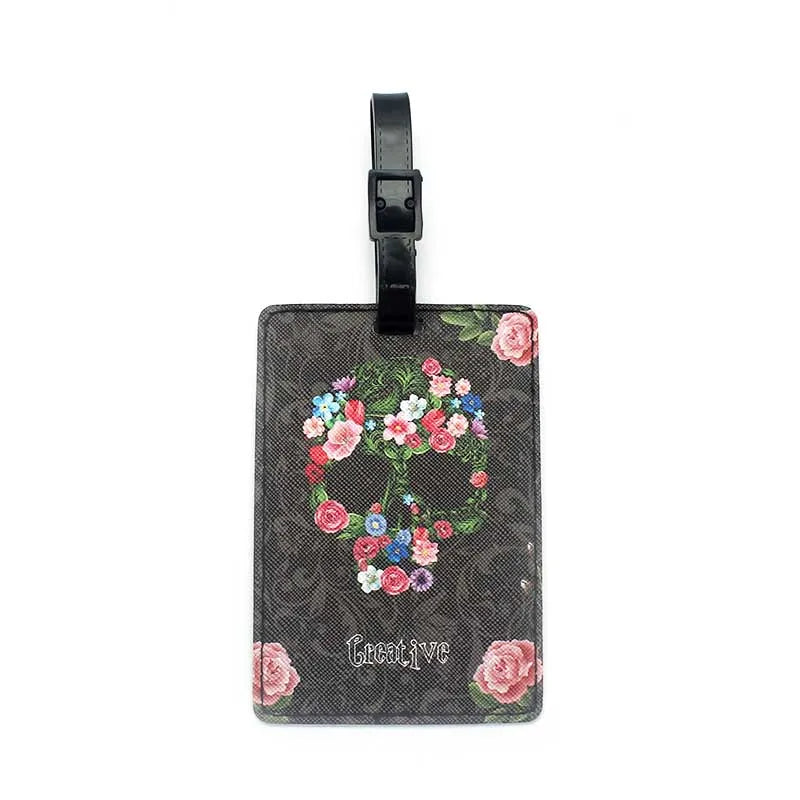Creative World Map High Quality Travel Accessories Luggage Tag PU Suitcase ID Addres Holder Baggage Boarding Tag Portable Label
