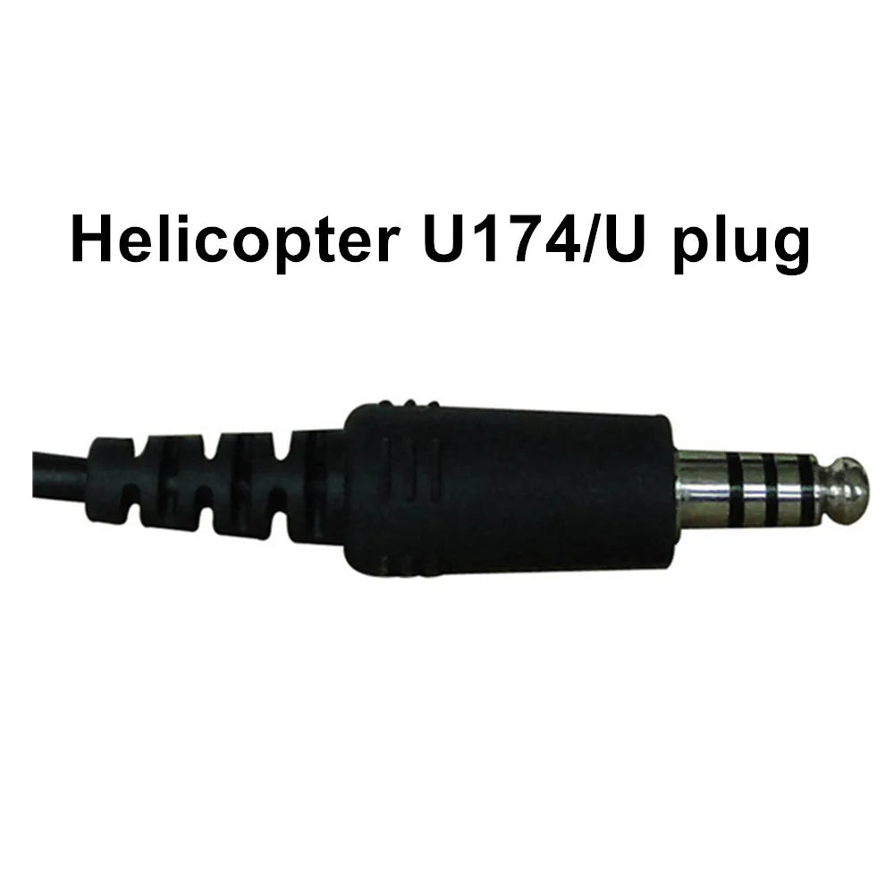 UFQ  Gray P28 Aviation Headset  Free with Bluetooth Adapter and bag  Great PNR pilot Headset with Bose Grade Hi-Fi Speakers