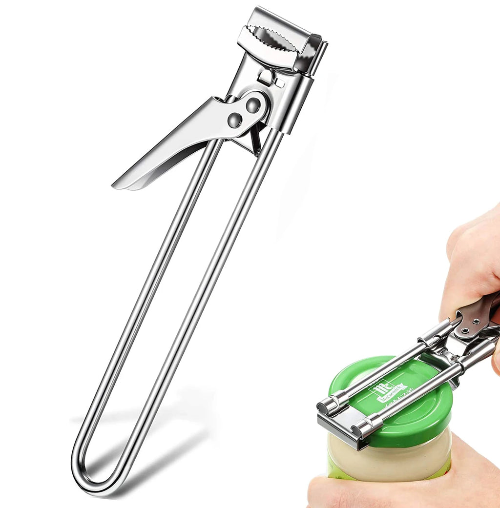 Adjustable Multi-Function Jar Opener Stainless Steel Professional Manual Jar Bottle Opener Glass Lid Remover Kitchen Accessories