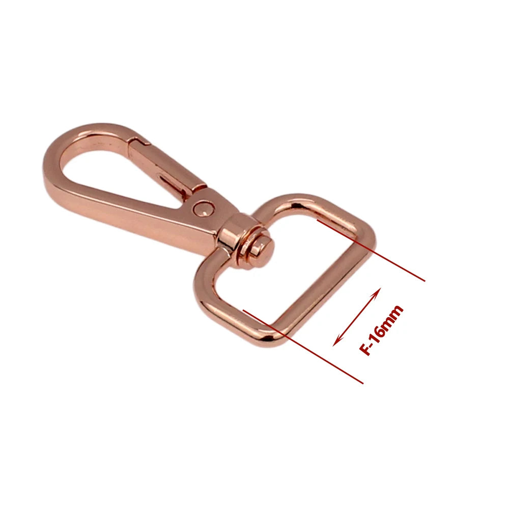 50Pcs Metal Swivel Leather Bag Handbag Purse Shoulder Strap Belt Clip Trigger Buckle Keychain Key Ring Dog Chain Collar Clasp