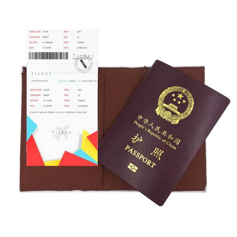 2023 Disney Mickey Minnie Mouse Travel Accessories Passport Cover Holder PU Leather Unisex ID Bank Card Holders Wedding Gifts