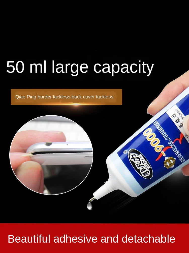 B-9000 Phone Glue 50ml Mobile Phone Screen Repair Glue Adhesive Cell Phone Screen Glue Special Strong Maintenance Glue