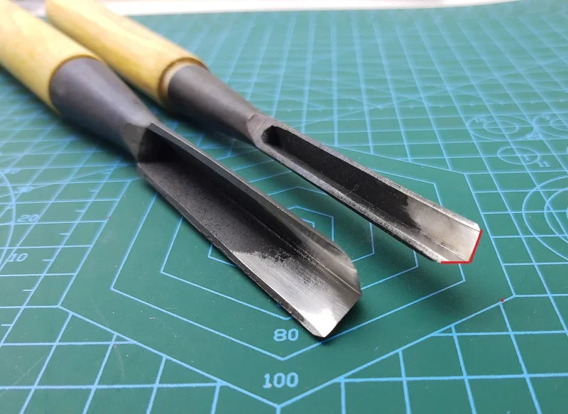 New V Punching triangle Chisel Wood Carving Knives Tools FOR Hand Carpenter Carving Blank Tool