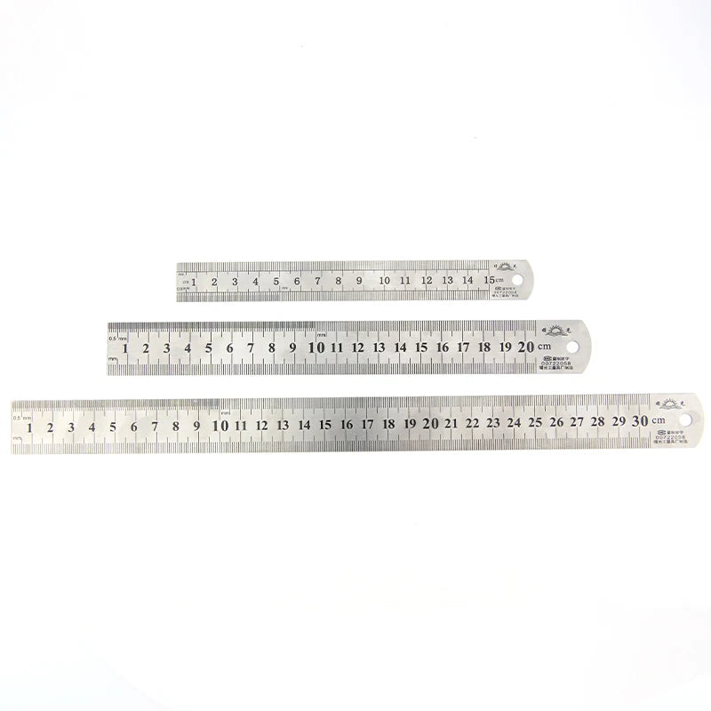 Metal Ruler Stainless Steel Angle Ruler Steel Rule Square Measure Goniometro Level Tool Angle Meter Woodworking Tools 15/20/30mm