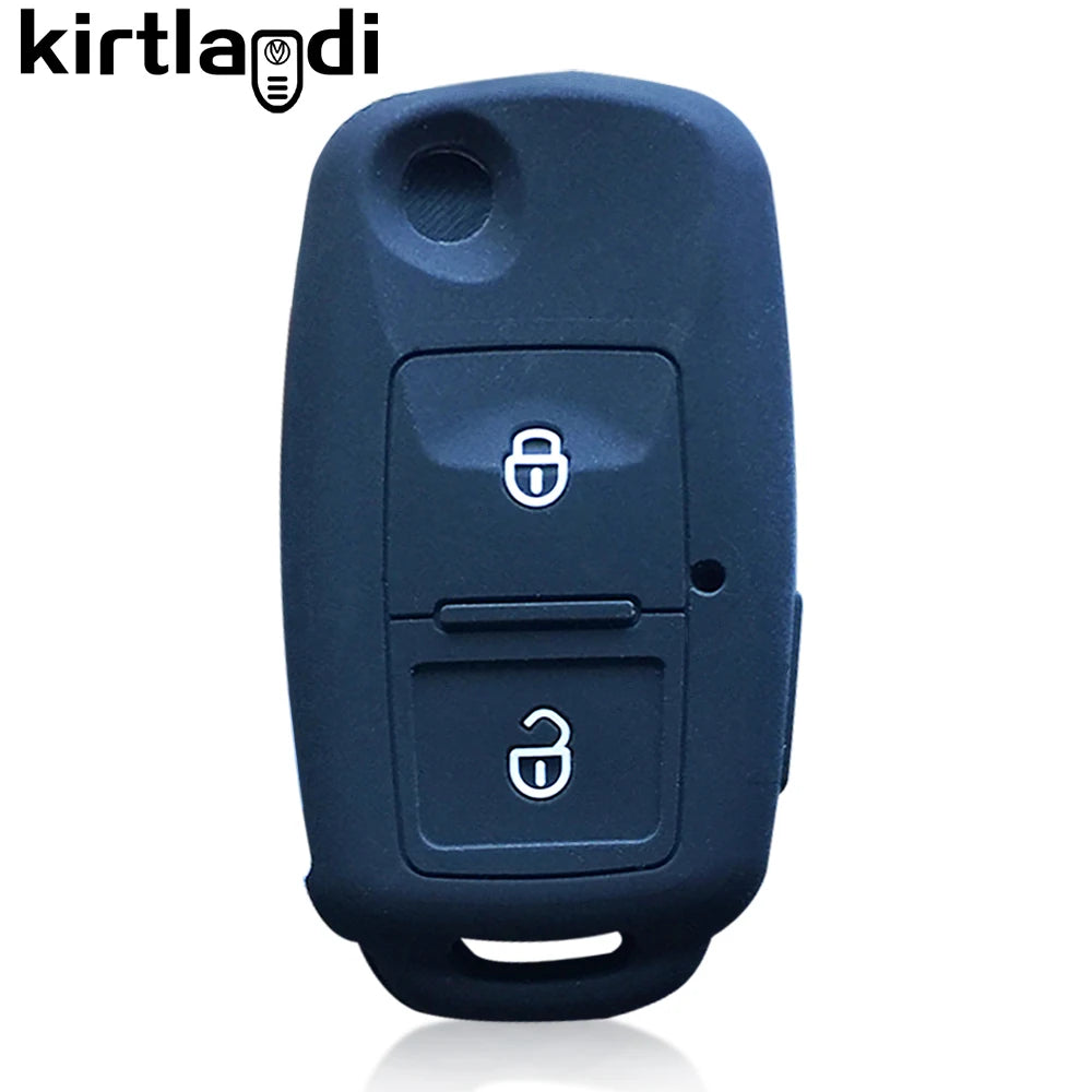 Silicone Case Key Cover Remote Fob Case for Volkswagen VW Bora Polo Jetta Passat B5 Golf 6 Beetle Caddy for Skoda Octavia Ibiza