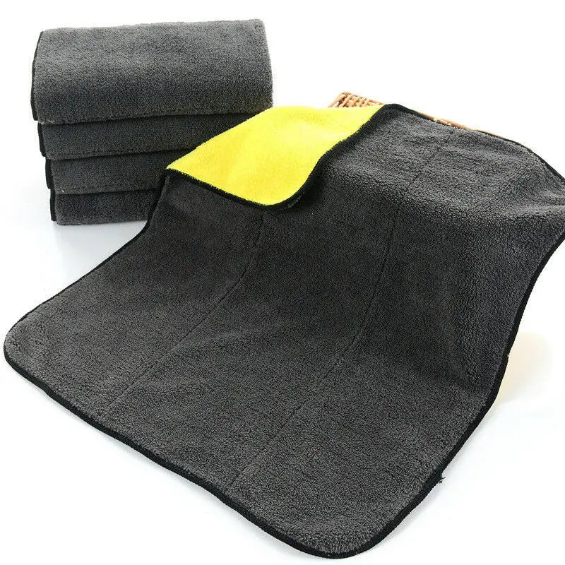 Car Cleaning Towel Washing Cloth Dry Microfiber Ultra Absorbent Soft Care Clothes 30cm