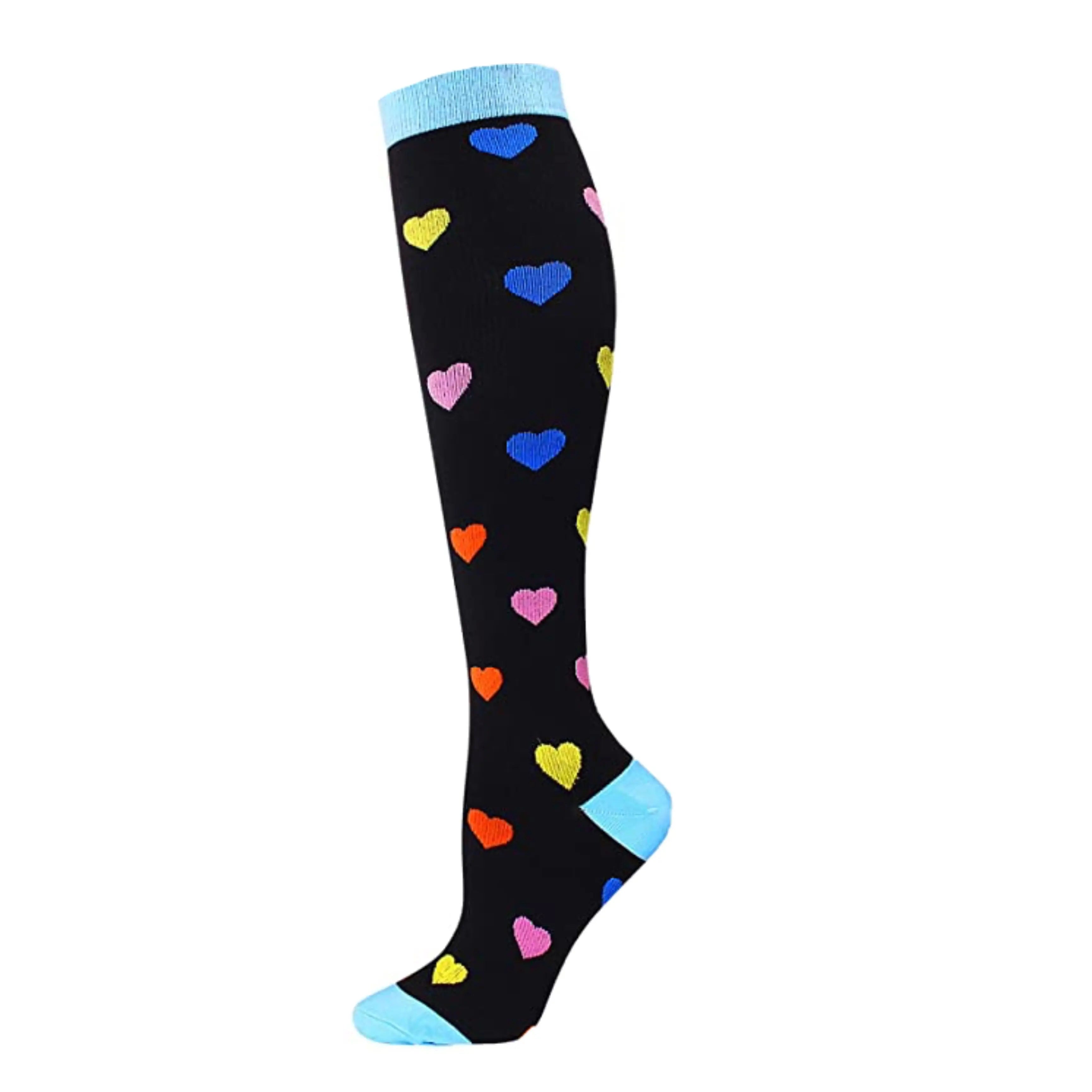 New Compression Socks Fit for Nurse Doctor Varicose Veins Edema Diabetes Travel Flight Hiking Recovery Running Fitness Socks