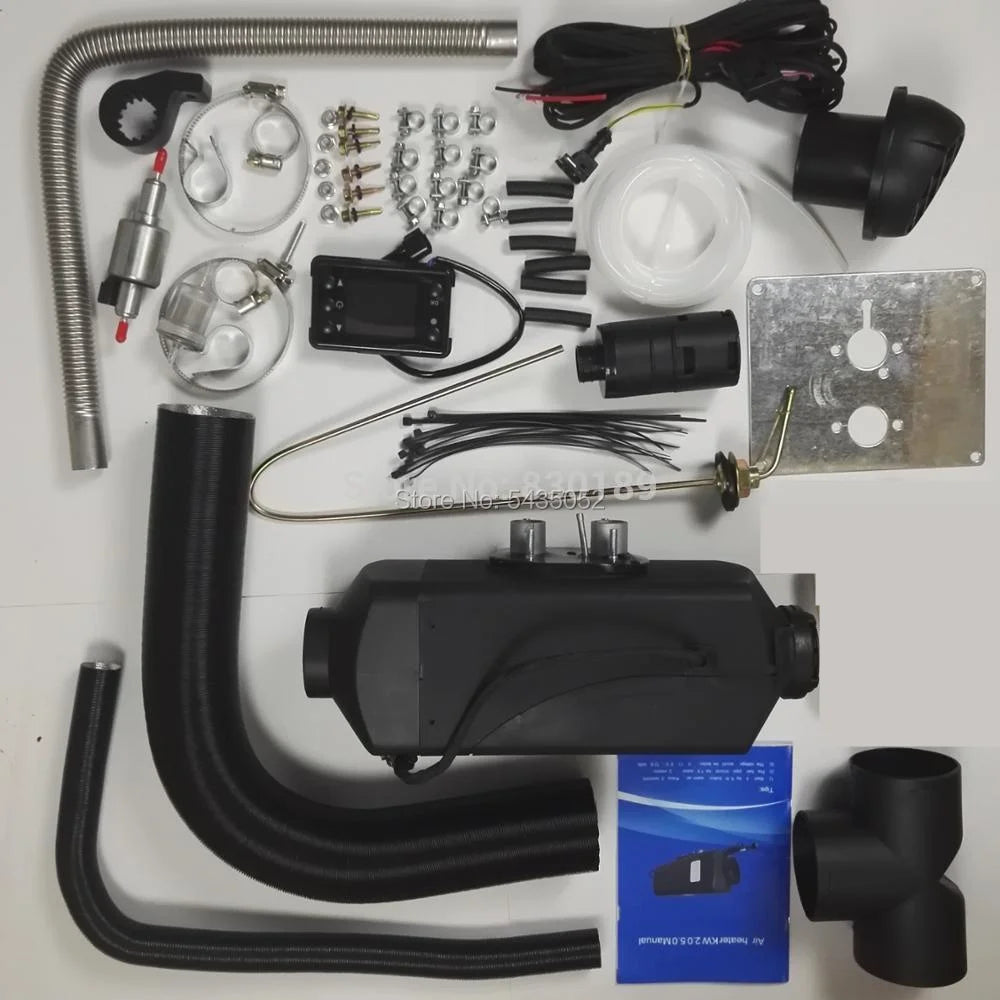 5KW 12V 24V parking heater for Motor Home\ Boat, Van\ Caravan, truck \ bus - similar Webasto & Eberspaecher AIRTRONIC D4