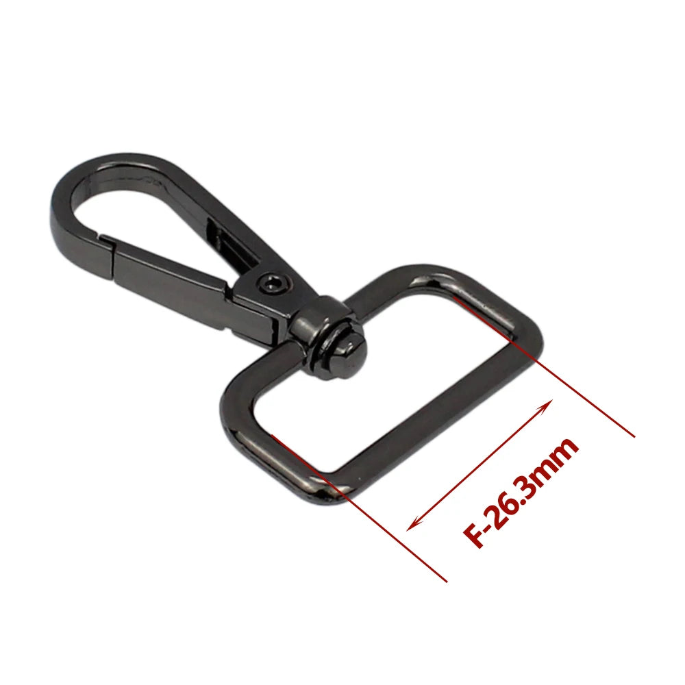 50Pcs Metal Swivel Leather Bag Handbag Purse Shoulder Strap Belt Clip Trigger Buckle Keychain Key Ring Dog Chain Collar Clasp