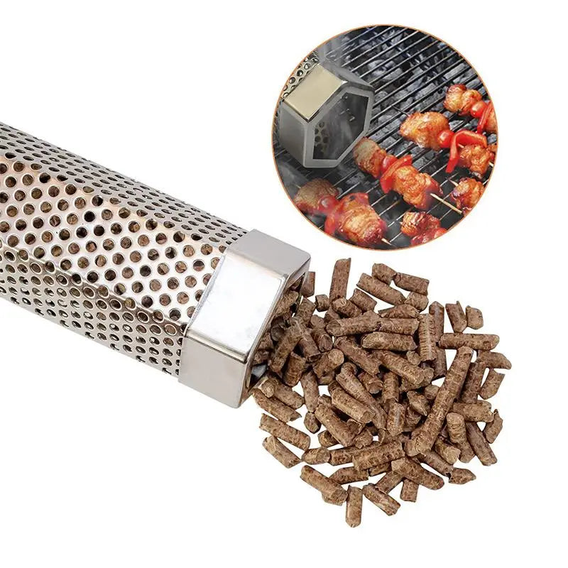 125g-450g Natural Apple Wood Pellets for Smokers Wood BBQ Pellet Barbecue Chunks Pieces Grills BBQ Bake Roast Bacon Meat Fish