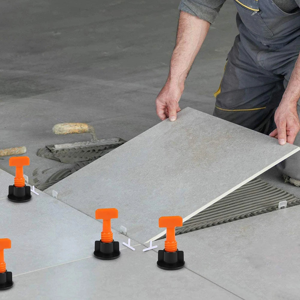 126pcs Tile leveling system For Flooring Wall Tile Spacer Porcelain Tile Leveler Construction tools Locator Spacers Plier