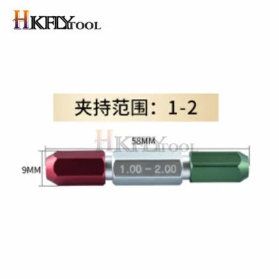 CNC Red Green Clamp Holder Needle Gauge Double Heads Pin Handle Go-and-not-go Plug Gauge Measuring Tool