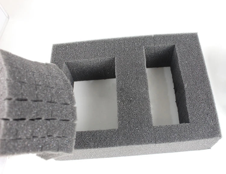 Toolbox Aluminum Alloy Suitcase Instrument Box Equipment File Box Cosmetic Case Tool Box with Sponge
